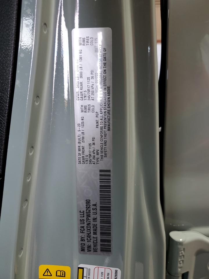 2023 Jeep Wrangler Sport VIN: 1C4HJXDN7PW629390 Lot: 85735325