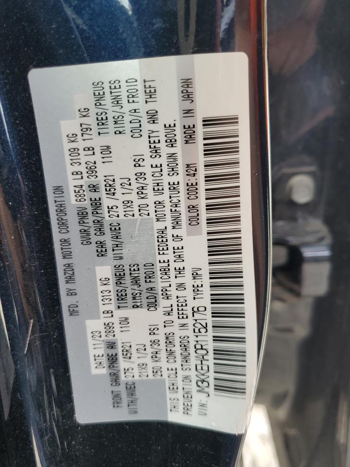 2024 Mazda Cx-90 Premium Plus VIN: JM3KKEHA0R1152176 Lot: 84806635