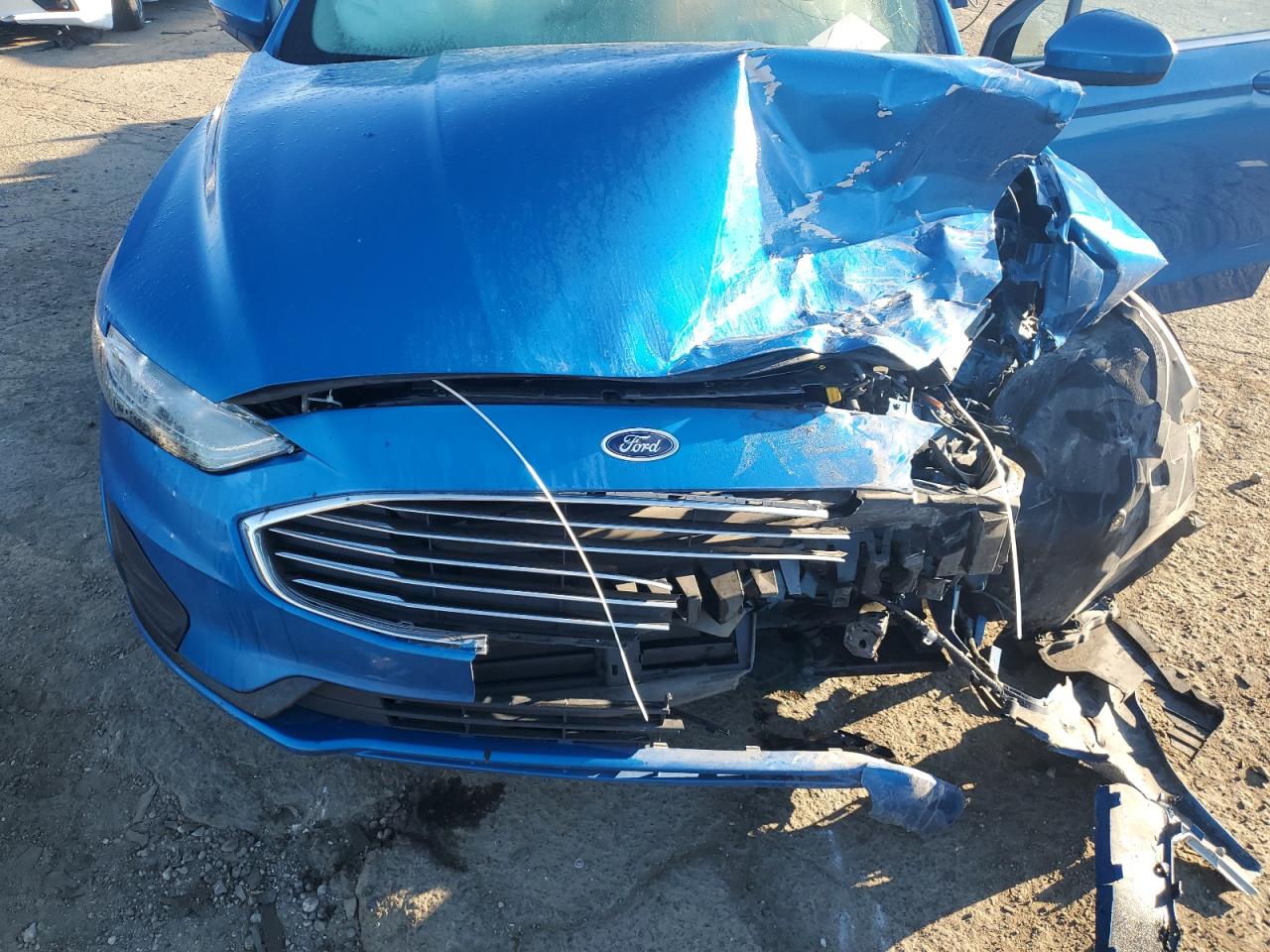 2019 Ford Fusion Se VIN: 3FA6P0LU8KR166747 Lot: 90603475