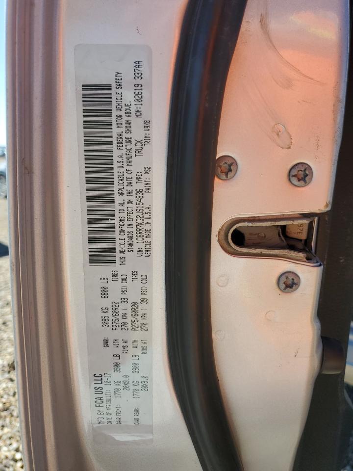 2018 Ram 1500 St VIN: 1C6RR7KG2JS154836 Lot: 90259155