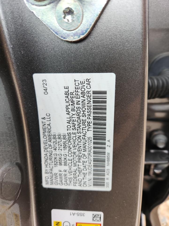 2024 Acura Integra A-Spec Tech VIN: 19UDE4G70RA001025 Lot: 90345175