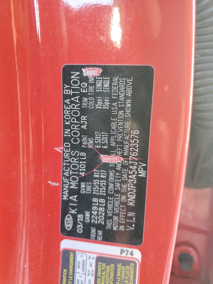 2018 Kia Soul + VIN: KNDJP3A54J7623576 Lot: 87111725