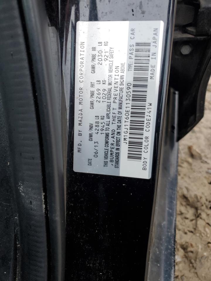 2014 Mazda 6 Touring VIN: JM1GJ1T60E1130590 Lot: 90422615