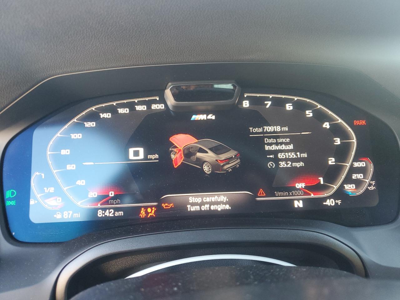 2021 BMW M4 Competition VIN: WBS33AZ00MCG84240 Lot: 71015465