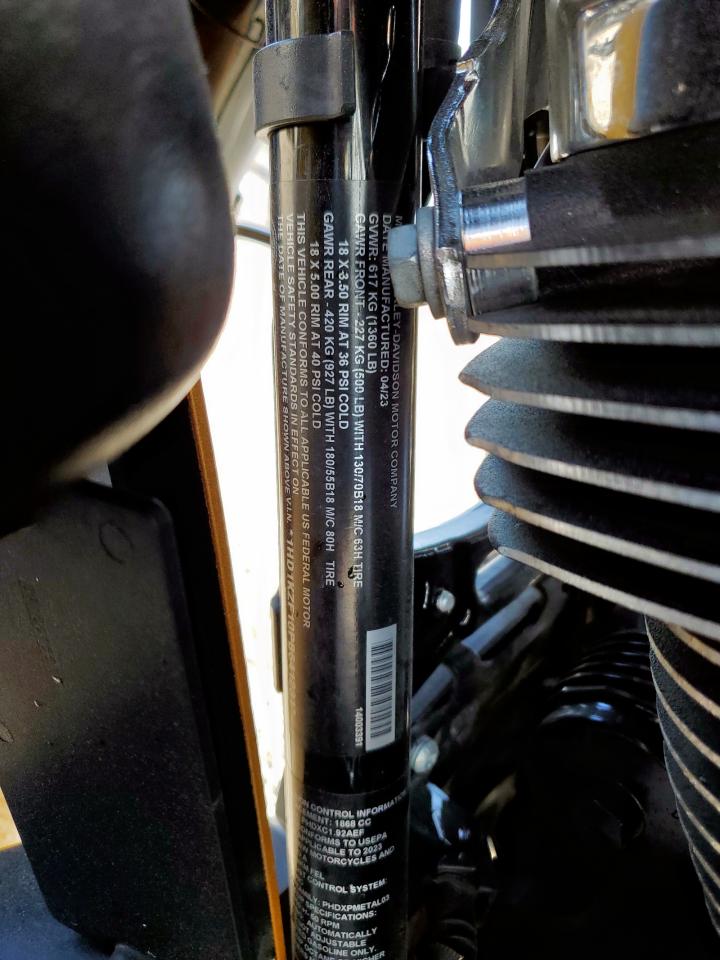 2023 Harley-Davidson Fltrk VIN: 1HD1KZF10PB641231 Lot: 82311485