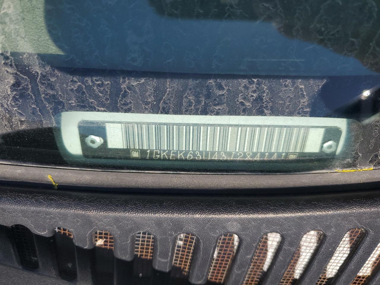 2003 GMC Yukon Denali VIN: 1GKEK63U43J284141 Lot: 82218265