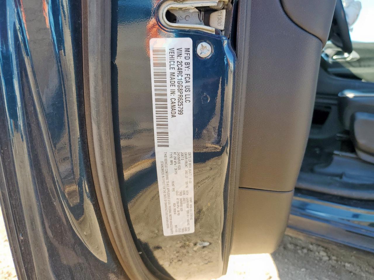 2023 Chrysler Pacifica Limited VIN: 2C4RC1GG8PR625799 Lot: 85699155