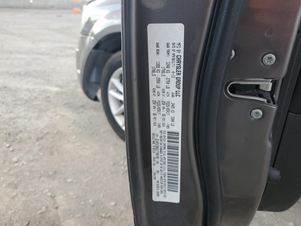 2013 Dodge Journey Sxt VIN: 3C4PDCBB2DT700789 Lot: 82567365