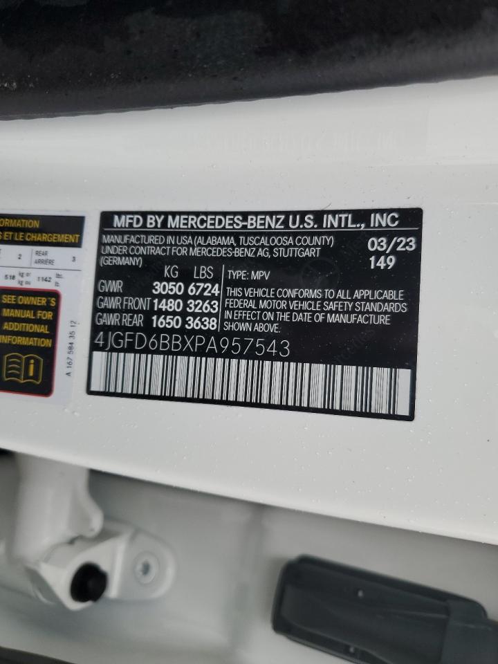 2023 Mercedes-Benz Gle Coupe Amg 53 4Matic VIN: 4JGFD6BBXPA957543 Lot: 86327125