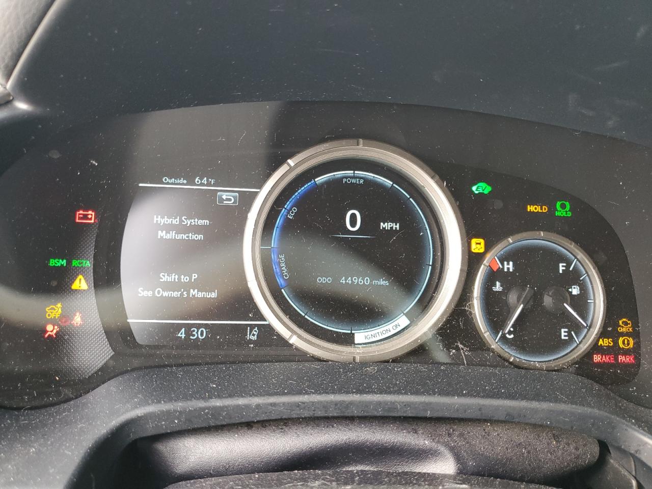 2019 Lexus Rx 450H Base VIN: 2T2BGMCA7KC035574 Lot: 86848085