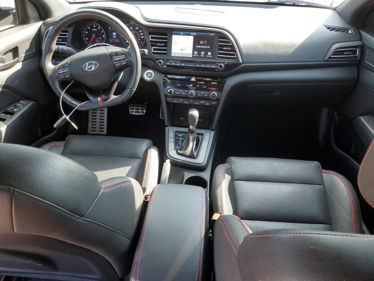 2019 Hyundai Elantra Sport VIN: KMHD04LB0KU817661 Lot: 84911995