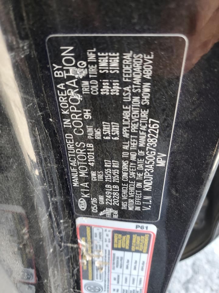 2016 Kia Soul + VIN: KNDJP3A50G7382267 Lot: 84611595