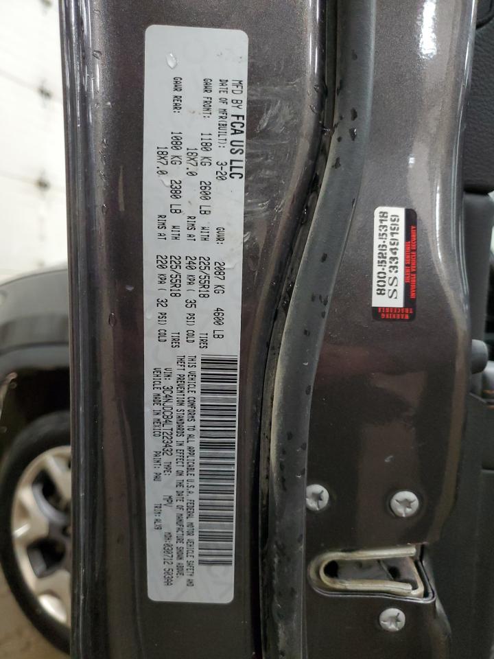 2020 Jeep Compass Limited VIN: 3C4NJDCB4LT223432 Lot: 90034235