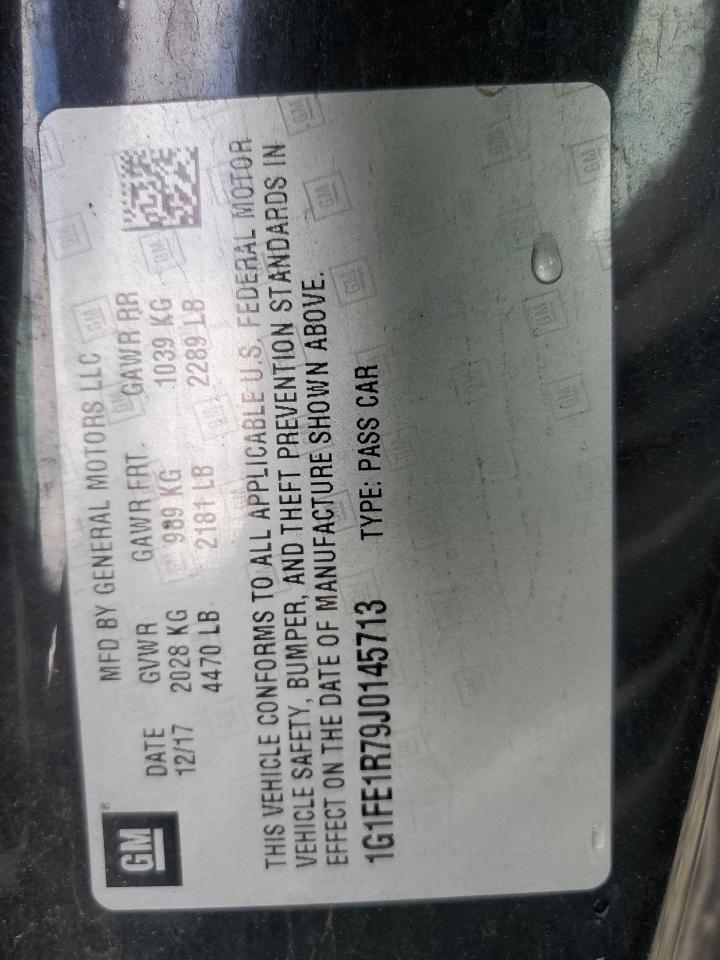 2018 Chevrolet Camaro Ss VIN: 1G1FE1R79J0145713 Lot: 86058415