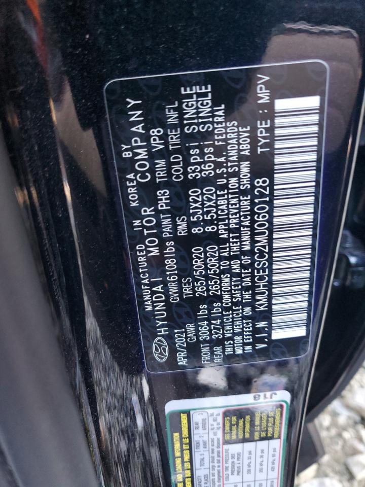 2021 Genesis Gv80 Base VIN: KMUHCESC2MU060128 Lot: 90083325