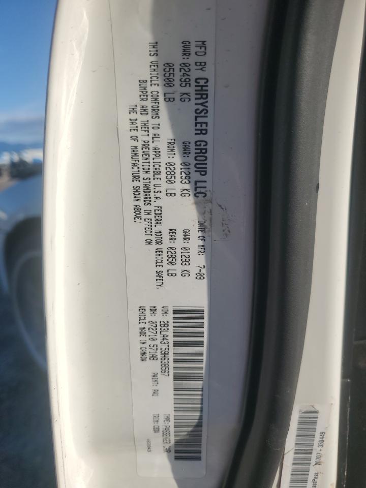 2009 Dodge Charger VIN: 2B3LA43T59H638567 Lot: 84793315