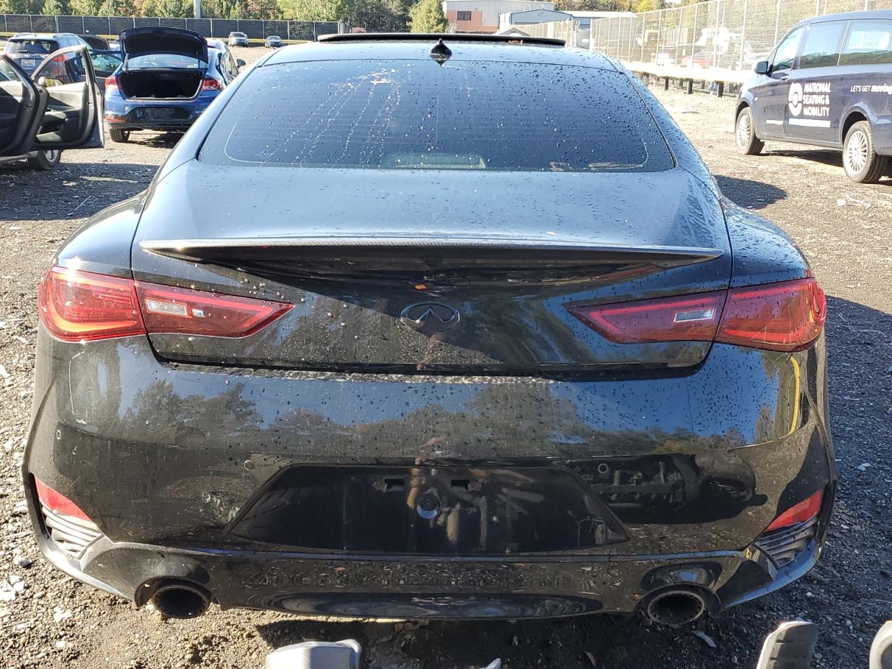 2018 Infiniti Q60 Red Sport 400 VIN: JN1FV7EK2JM530546 Lot: 86118955