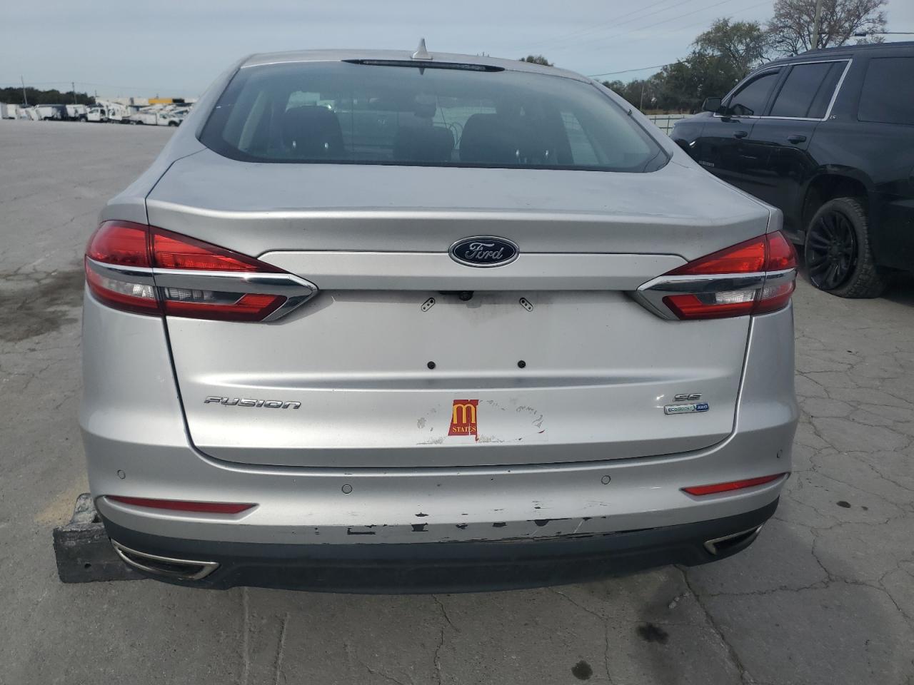 2019 Ford Fusion Se VIN: 3FA6P0T97KR274868 Lot: 90091035