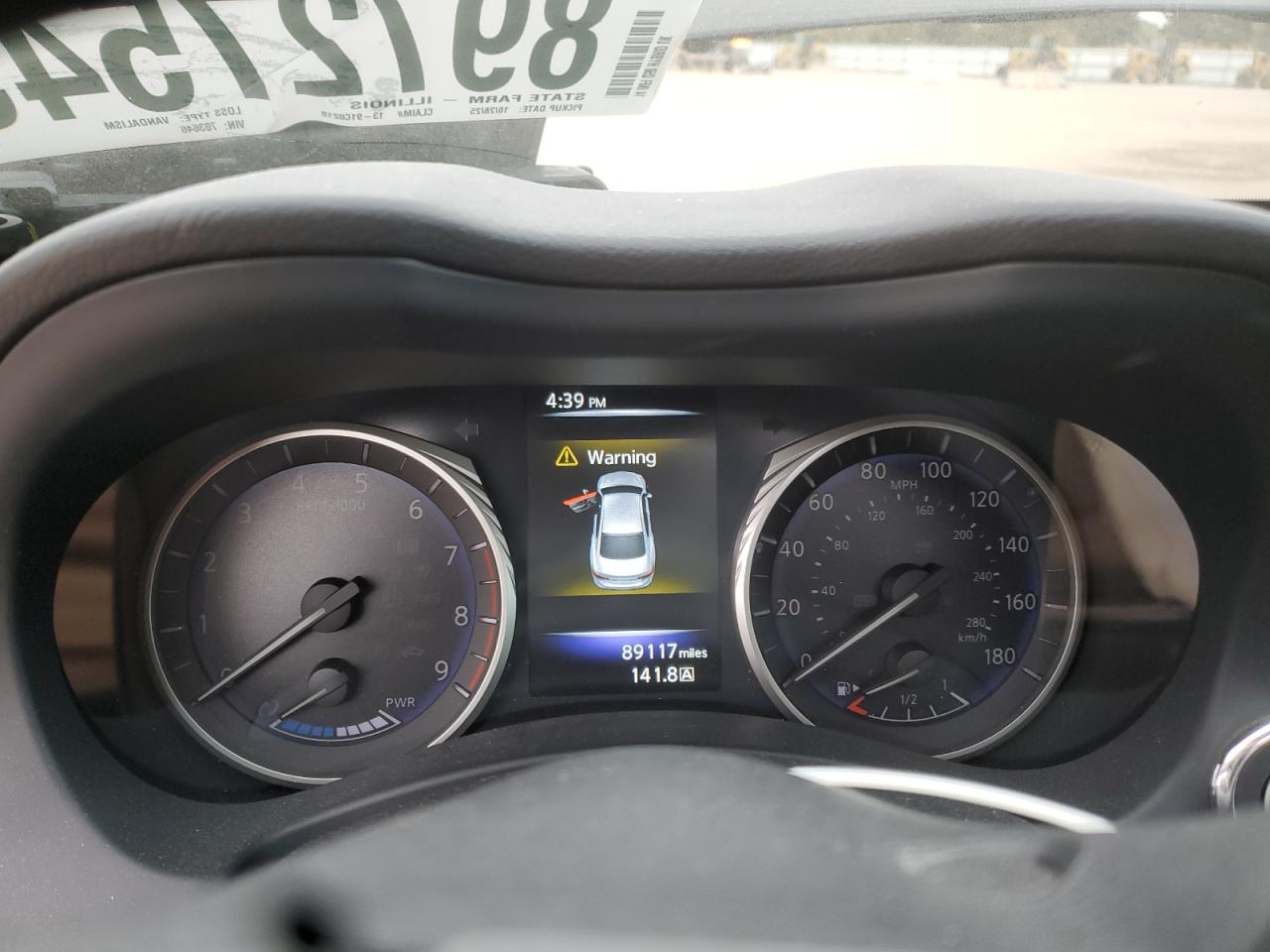 2014 Infiniti Q50 Hybrid Premium VIN: JN1AV7AR2EM703646 Lot: 89727545