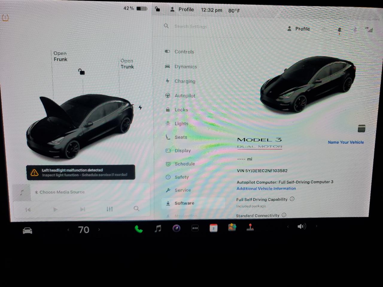 2022 Tesla Model 3 VIN: 5YJ3E1EC2NF103582 Lot: 81871755