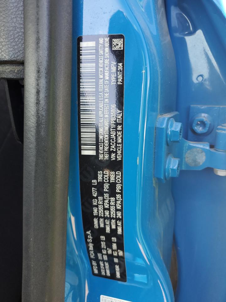 2015 Jeep Renegade Latitude VIN: ZACCJABT1FPB35806 Lot: 81829595