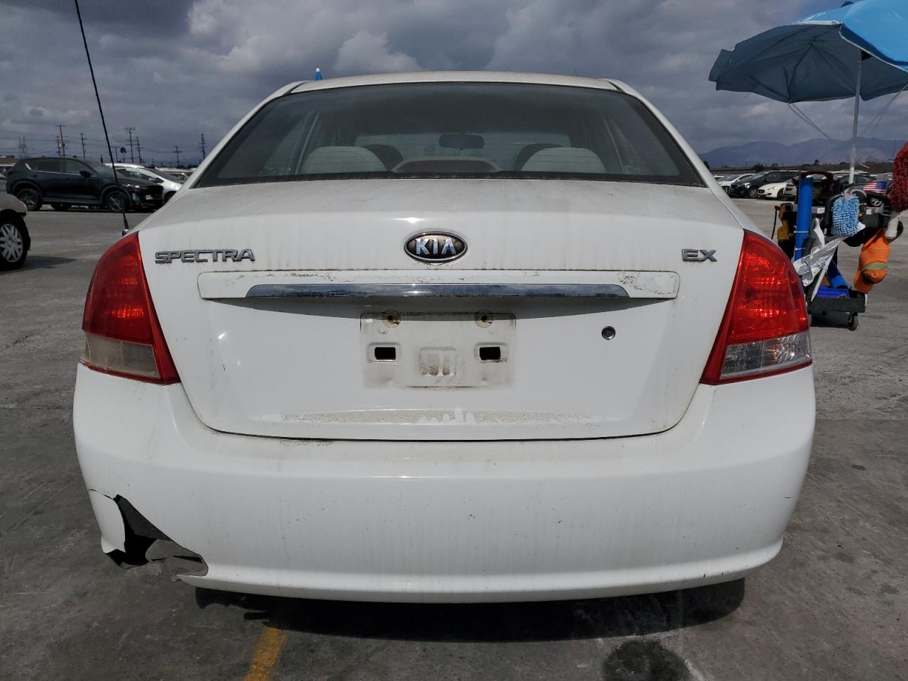 2007 Kia Spectra Ex VIN: KNAFE122675483570 Lot: 86328495