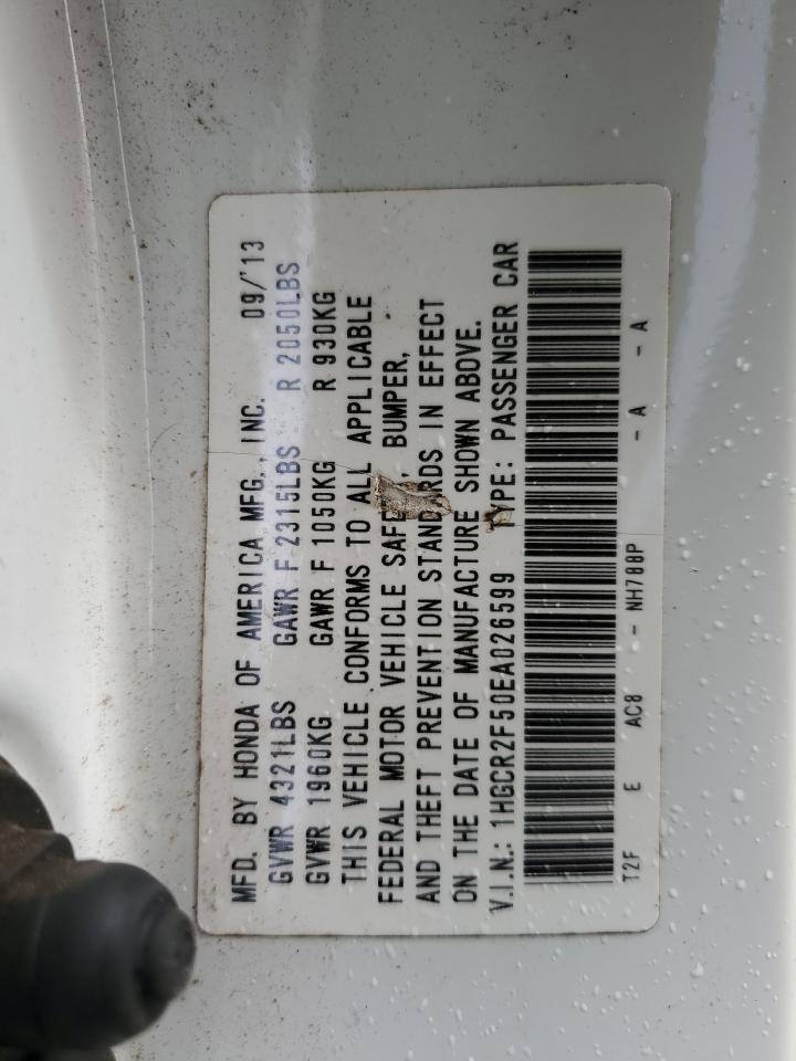 2014 Honda Accord Sport VIN: 1HGCR2F50EA026599 Lot: 90378925