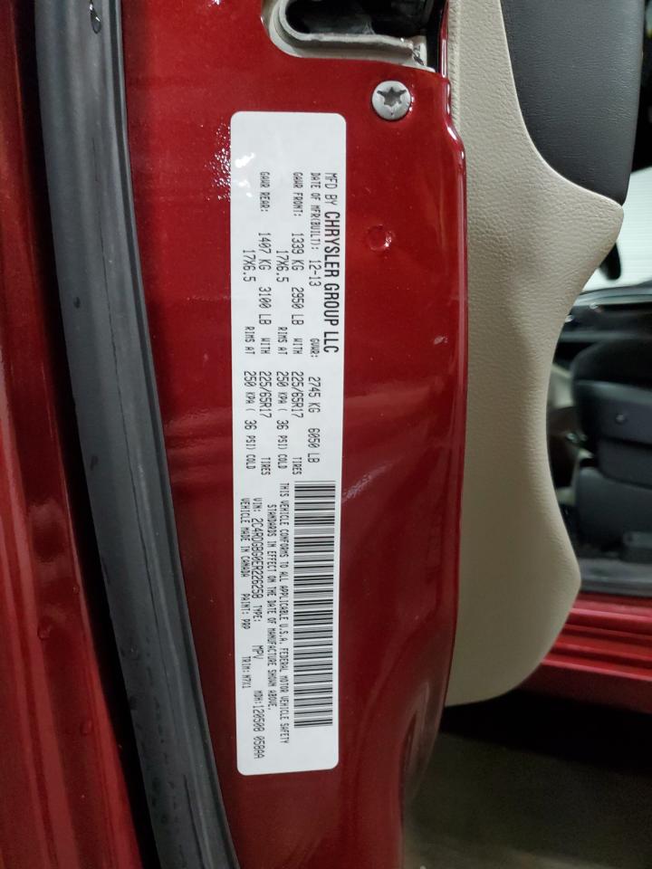 2014 Dodge Grand Caravan Se VIN: 2C4RDGBG0ER226258 Lot: 84998355