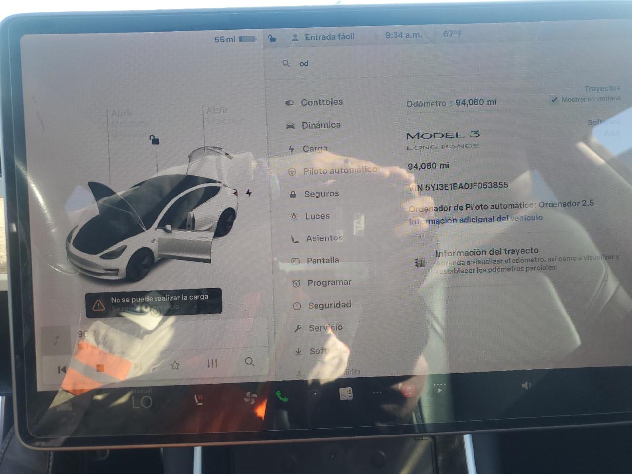 2018 Tesla Model 3 VIN: 5YJ3E1EA0JF053855 Lot: 84654125