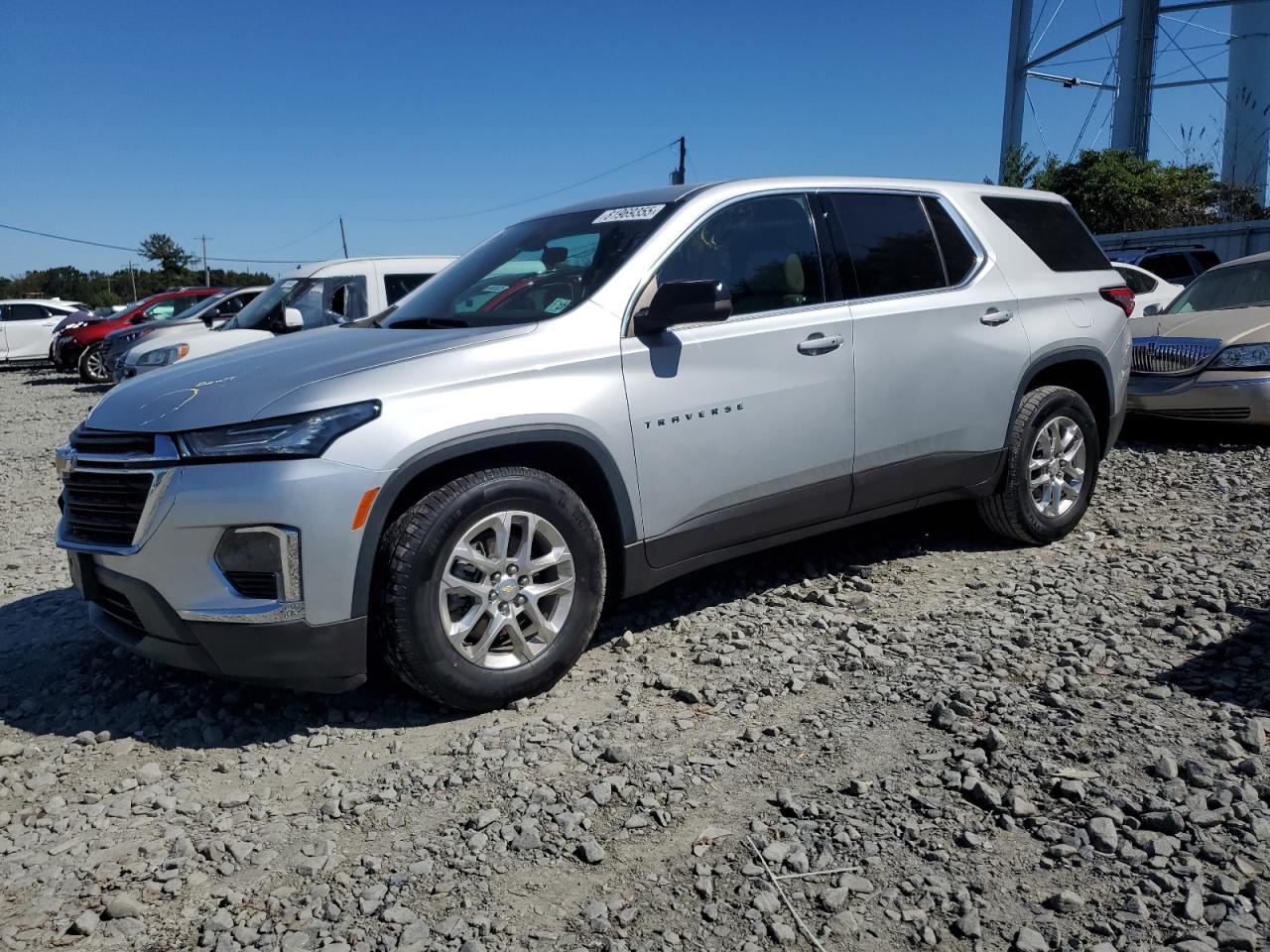 2022 Chevrolet Traverse Ls VIN: 1GNEVFKW3NJ100730 Lot: 81969355