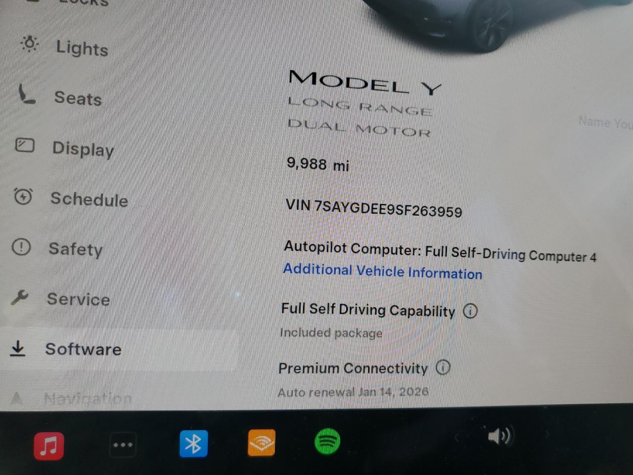 2025 Tesla Model Y VIN: 7SAYGDEE9SF263959 Lot: 85722855