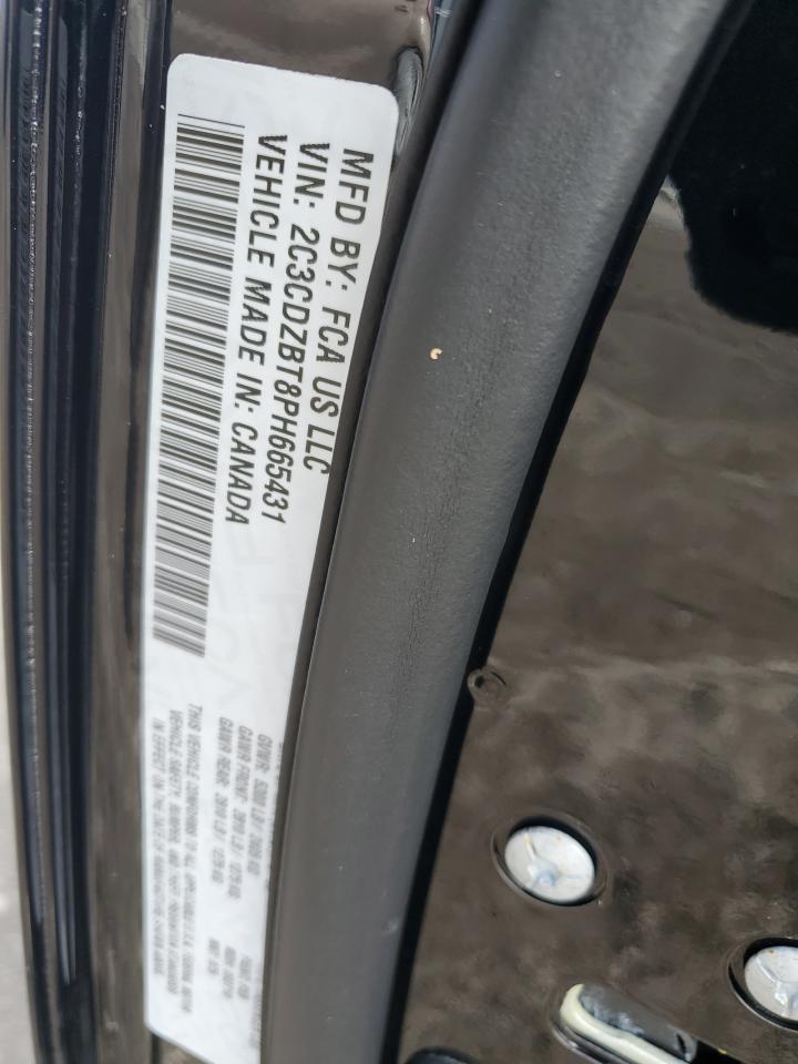 2023 Dodge Challenger R/T VIN: 2C3CDZBT8PH665431 Lot: 90416405