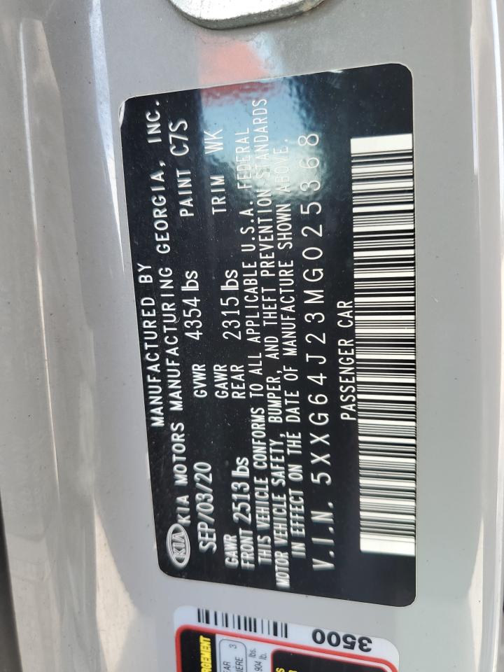 2021 Kia K5 Gt Line VIN: 5XXG64J23MG025368 Lot: 81993395