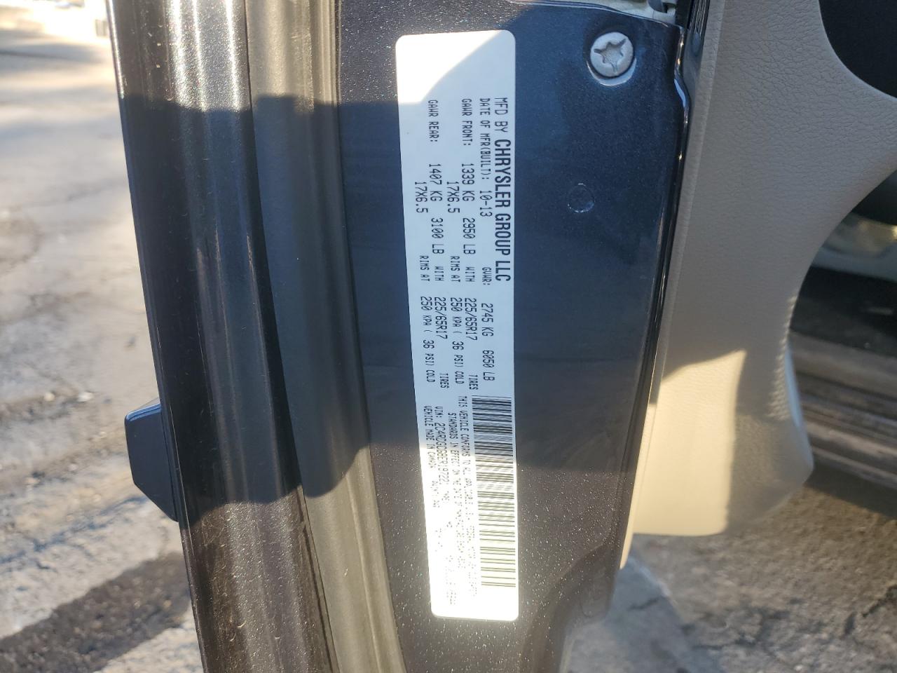 2014 Dodge Grand Caravan Sxt VIN: 2C4RDGCG8ER197221 Lot: 82274355