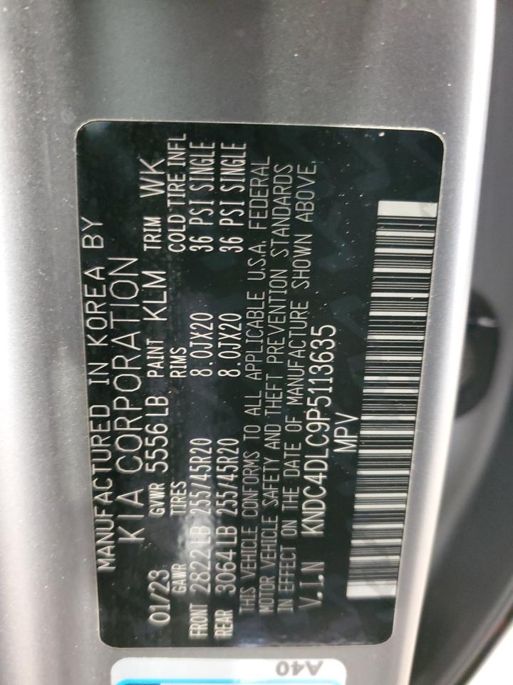 2023 Kia Ev6 Gt Line VIN: KNDC4DLC9P5113635 Lot: 90014765