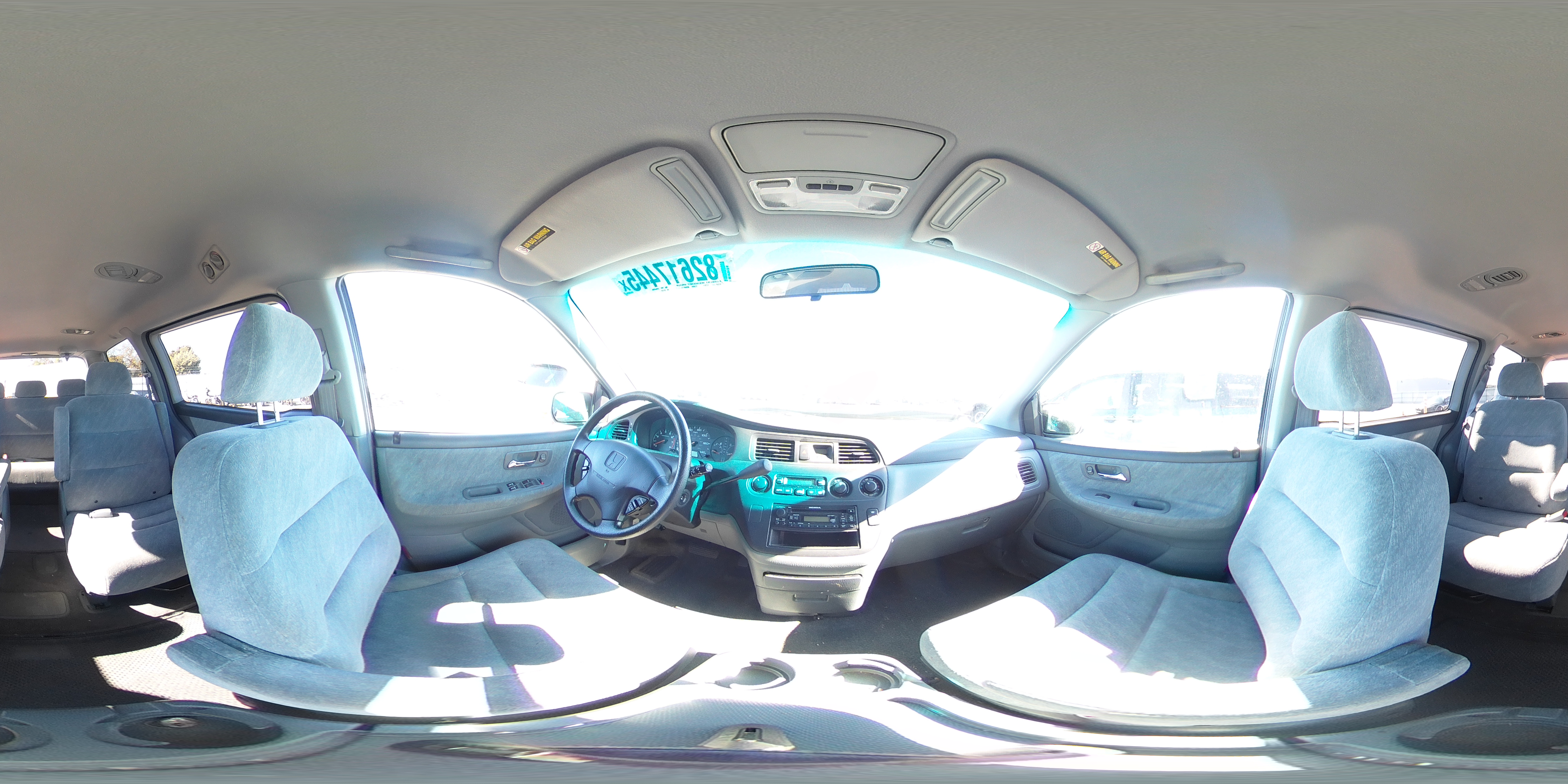 2001 Honda Odyssey Ex VIN: 2HKRL186X1H622431 Lot: 82617445