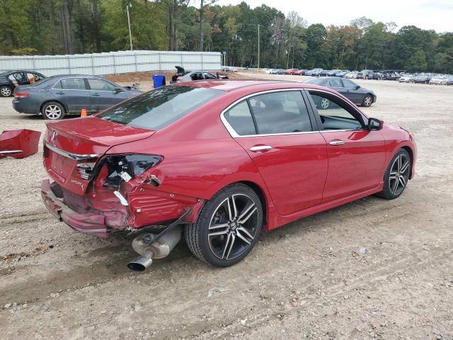  HONDA ACCORD 2016 Красный