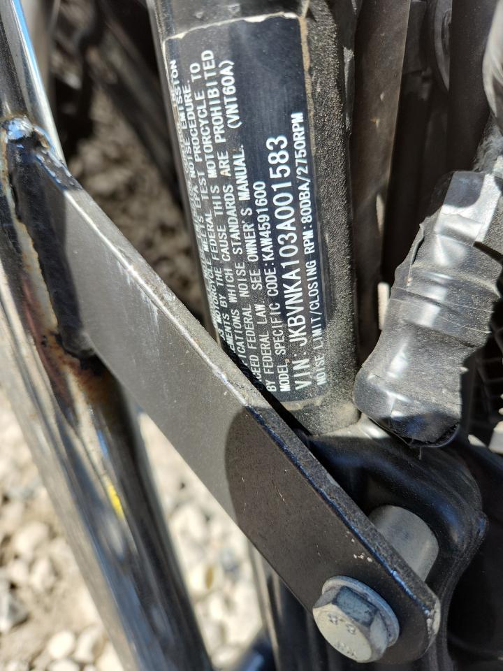 2003 Kawasaki Vn1600 A1 VIN: JKBVNKA103A001583 Lot: 85501615