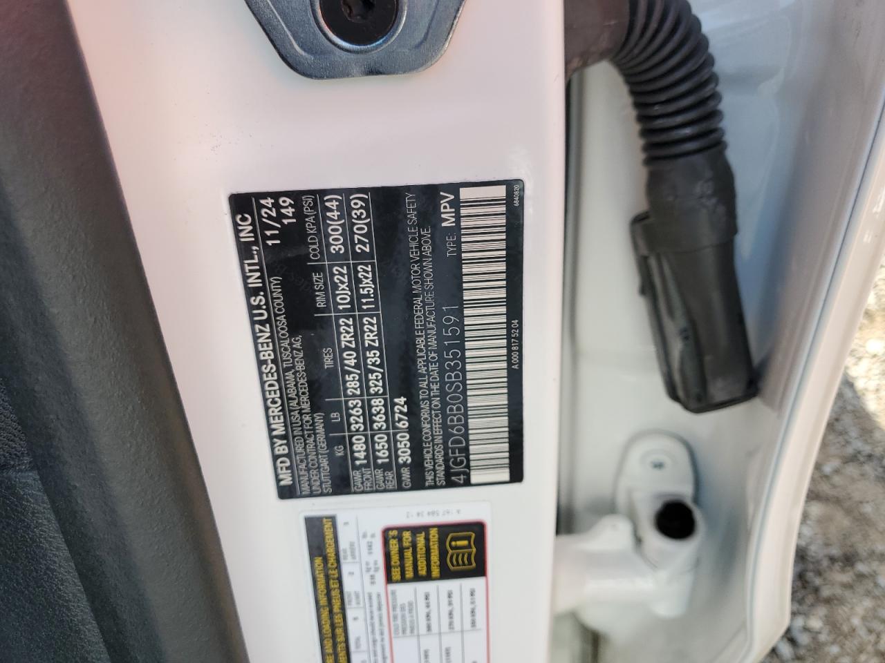 2025 Mercedes-Benz Gle Coupe Amg 53 4Matic VIN: 4JGFD6BB0SB351591 Lot: 85106475