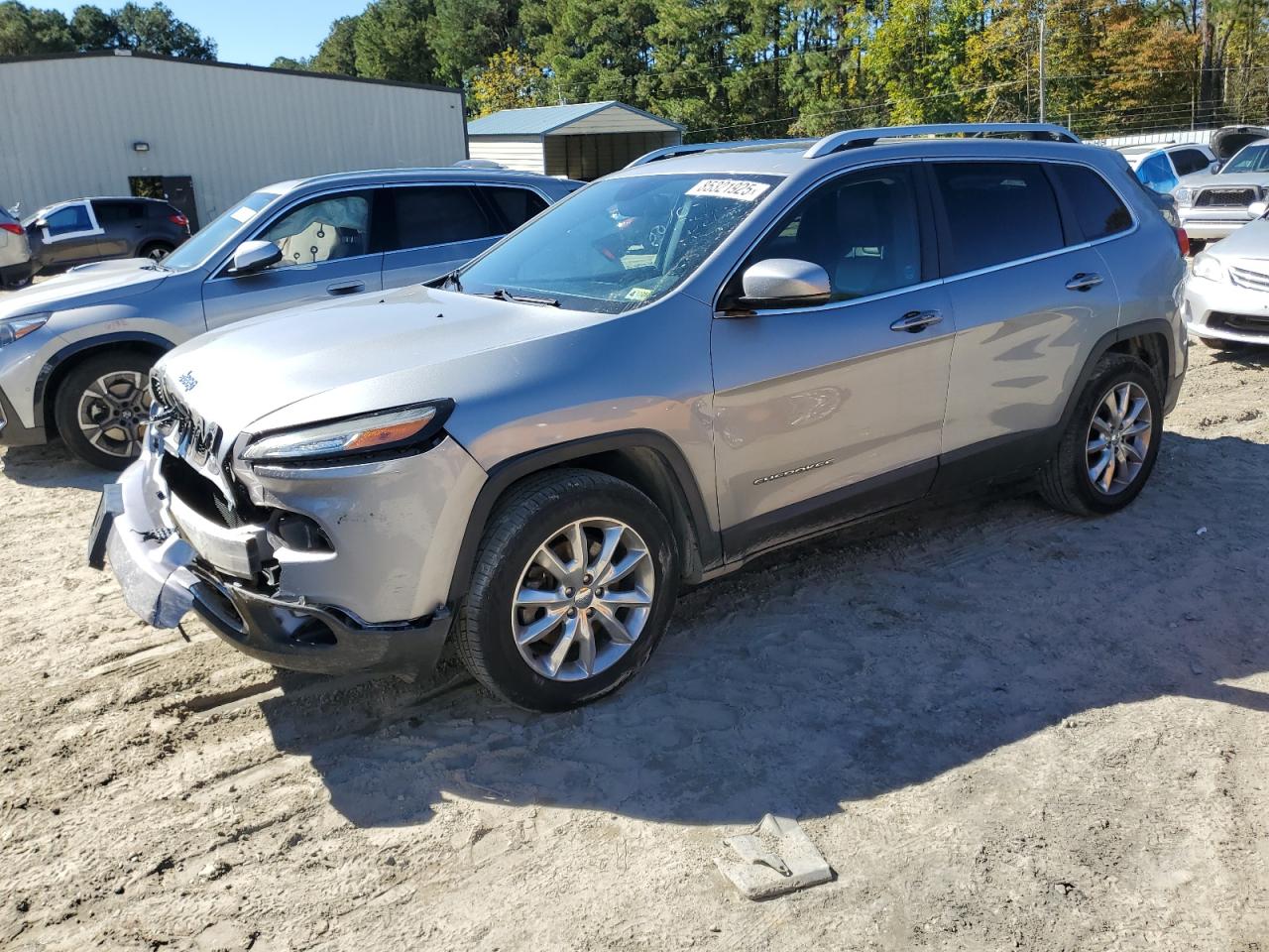 2014 Jeep Cherokee Limited silver null flexible 1C4PJMDS0EW210150 photo #1