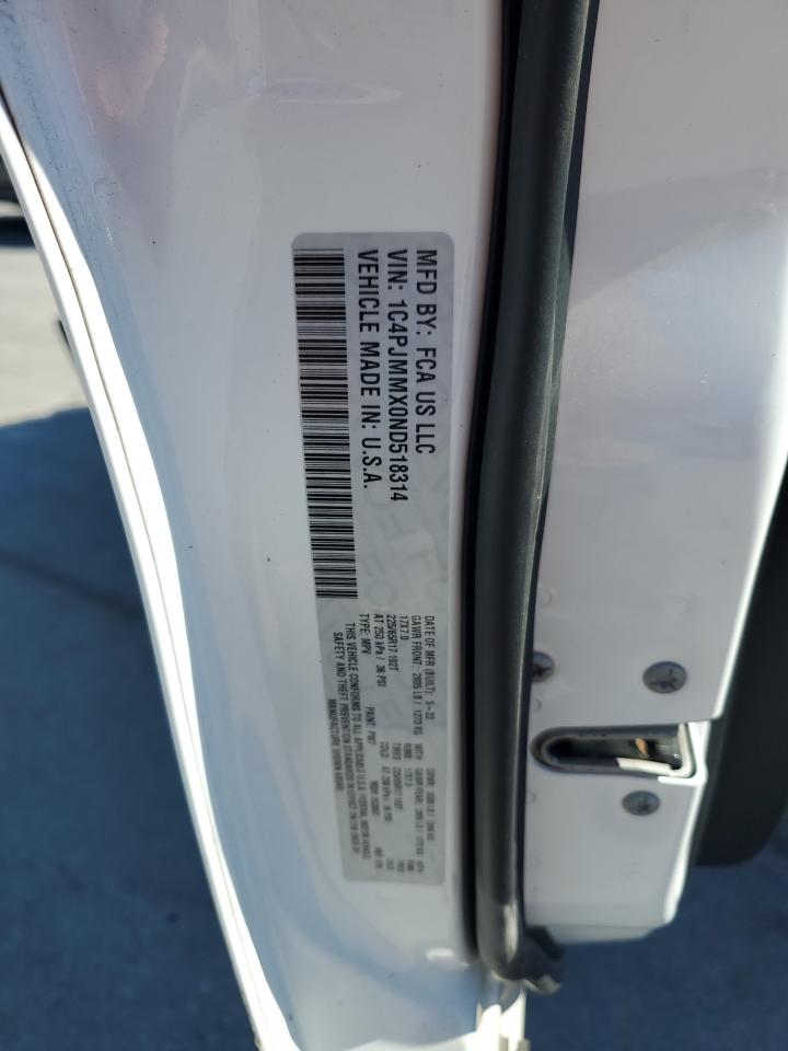 2022 Jeep Cherokee Latitude Lux VIN: 1C4PJMMX0ND518314 Lot: 82443235