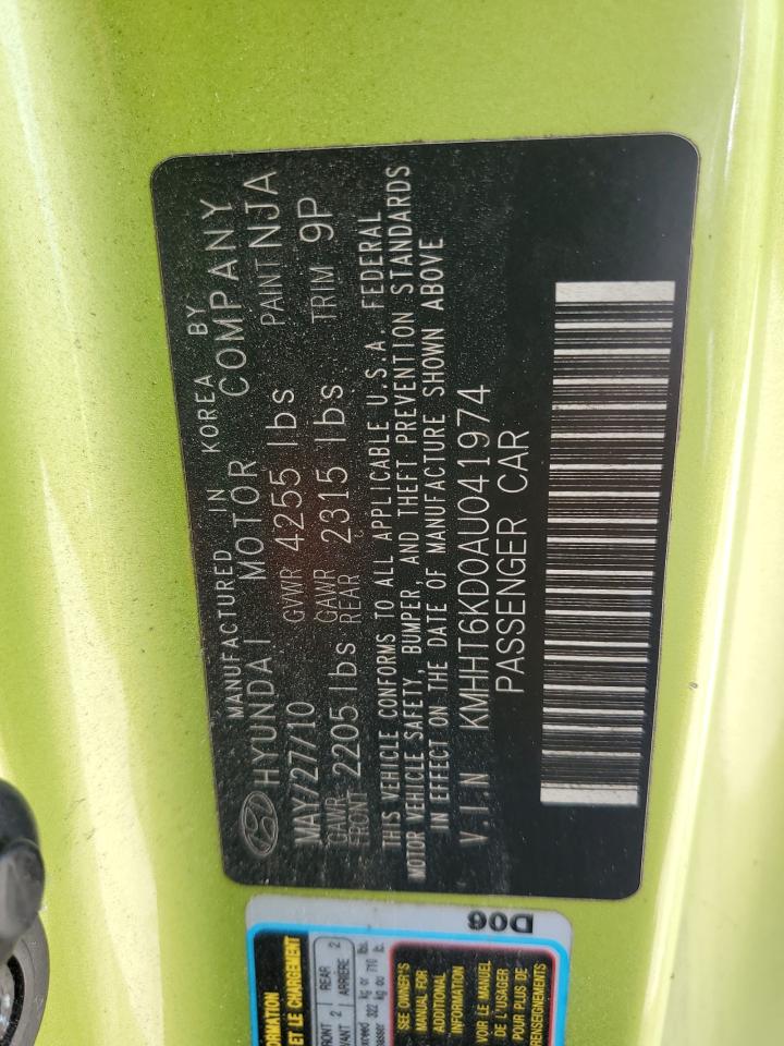 2019 Hyundai Genesis Coupe 2.0T VIN: KMHHT6KD0AU041974 Lot: 85484565