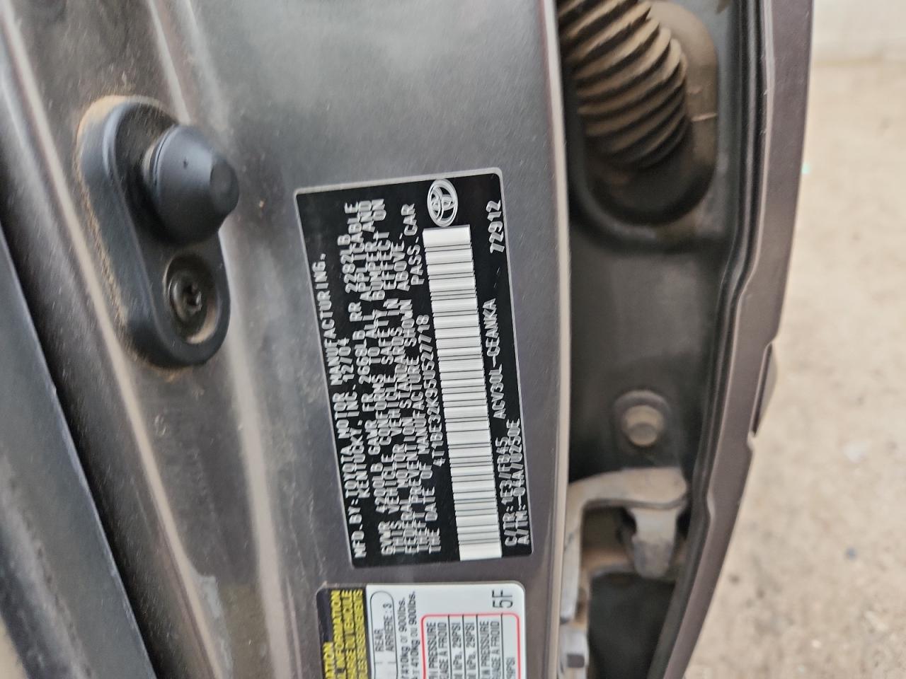 2005 Toyota Camry Le VIN: 4T1BE32K95U527718 Lot: 85931475