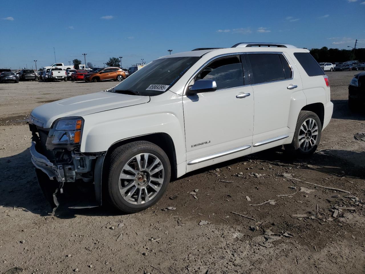 2017 GMC Terrain Denali white suv gas 2GKFLVE35H6317684 photo #1