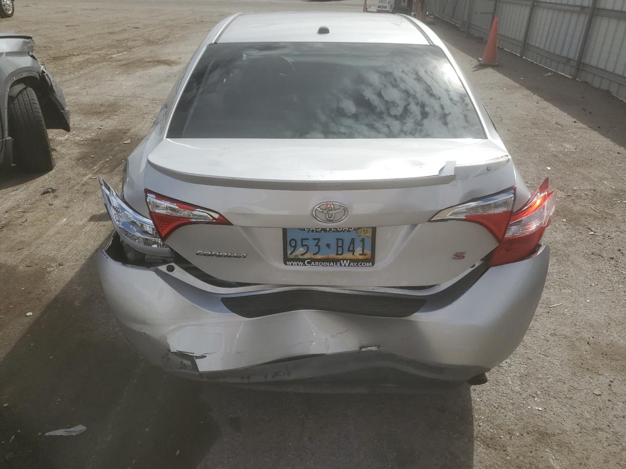 2015 Toyota Corolla L VIN: 215230 Lot: 86704915