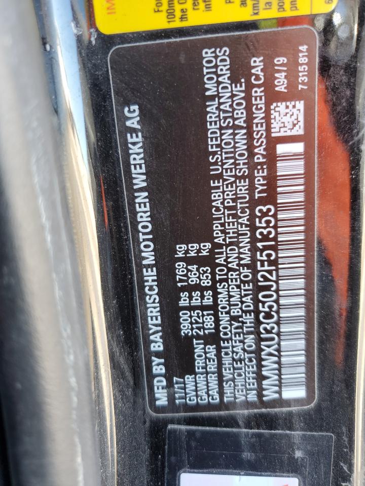 2018 Mini Cooper S VIN: WMWXU3C50J2F51353 Lot: 86235795