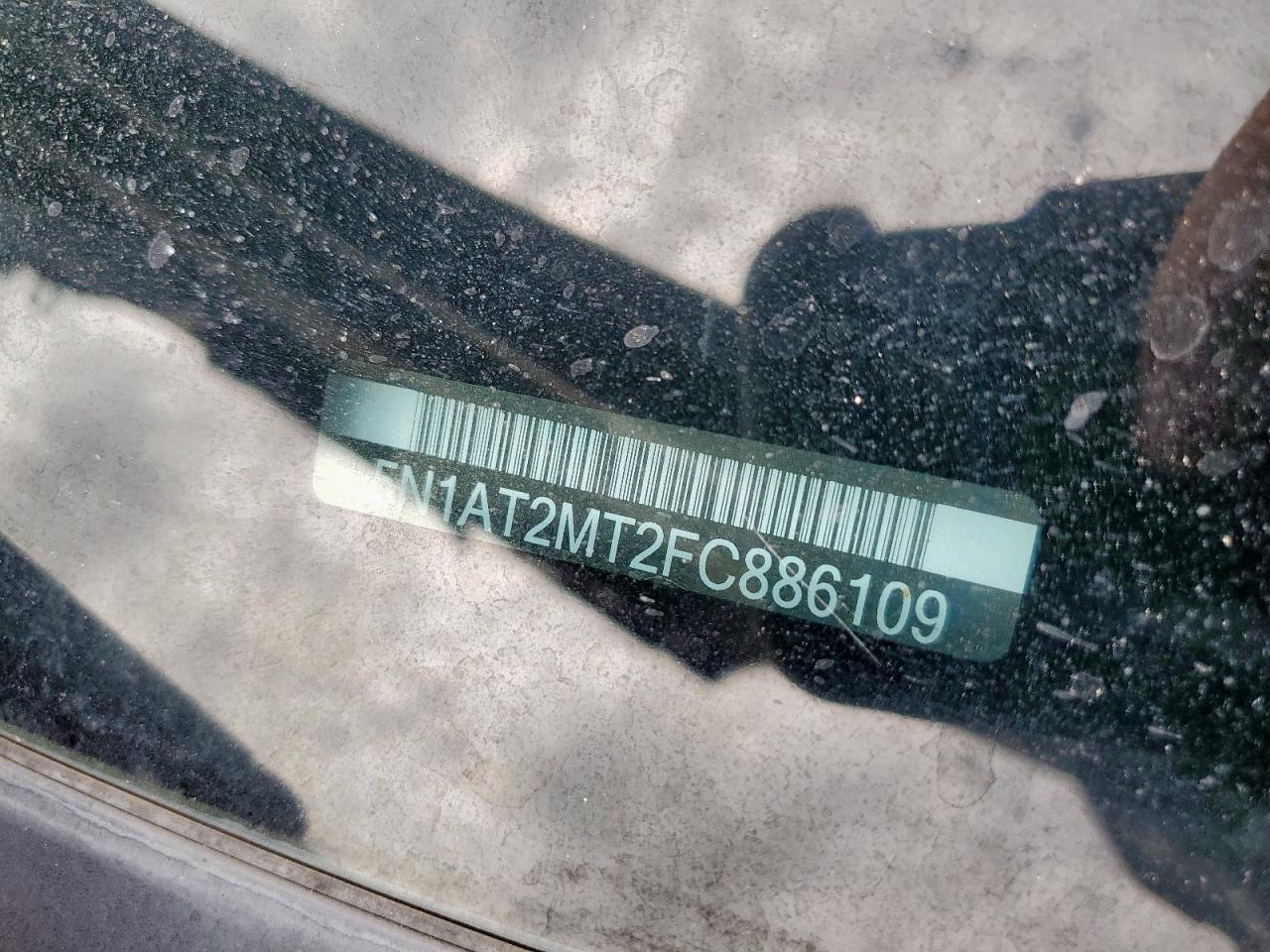 2015 Nissan Rogue S VIN: 5N1AT2MT2FC886109 Lot: 82009915