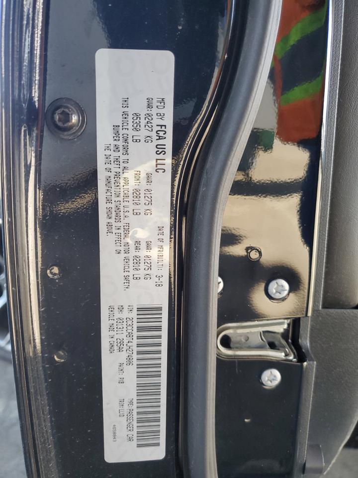 2018 Chrysler 300 S VIN: 2C3CCABT4JH274806 Lot: 82744835