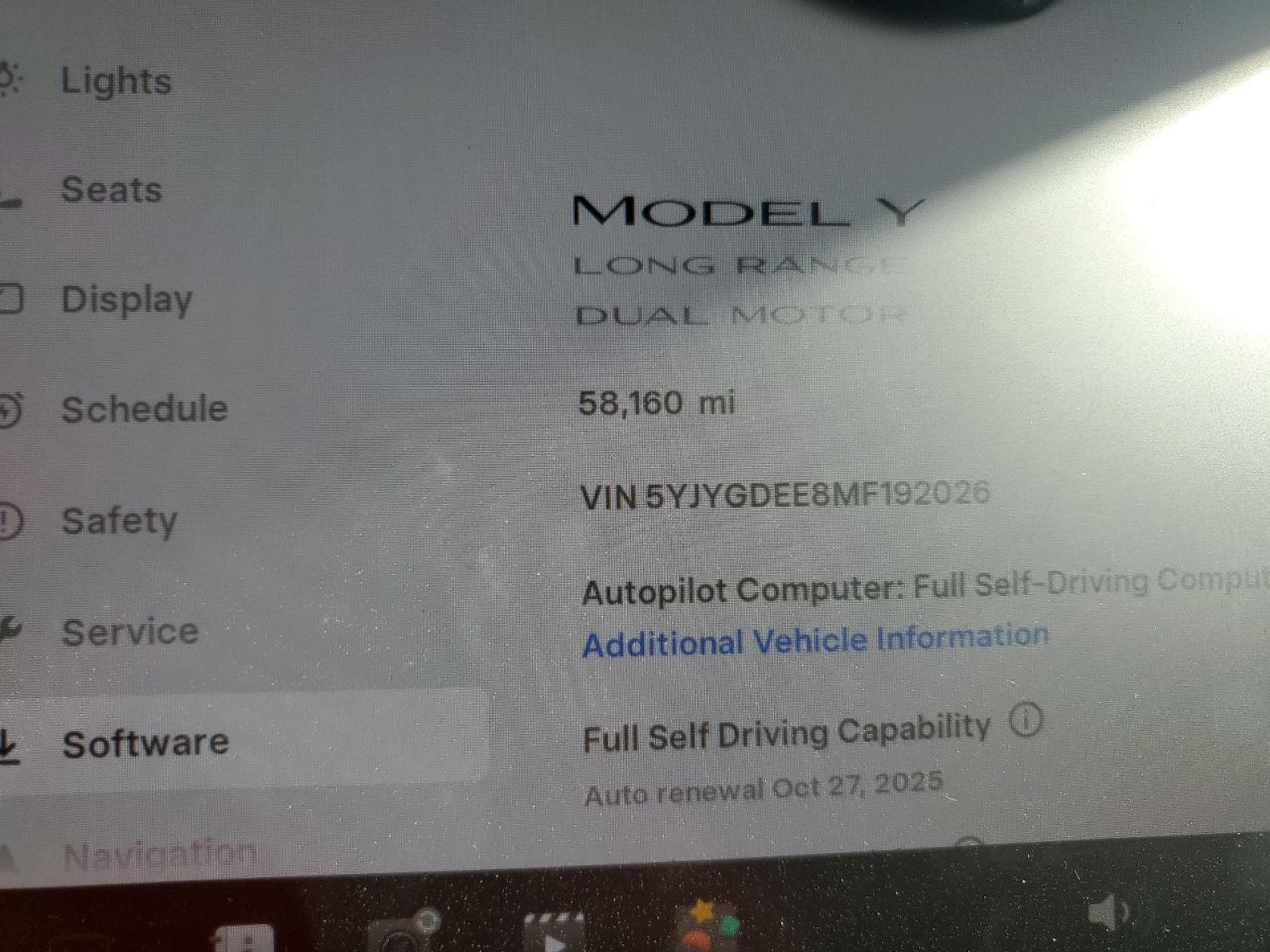 2021 Tesla Model Y VIN: 5YJYGDEE8MF192026 Lot: 87013105