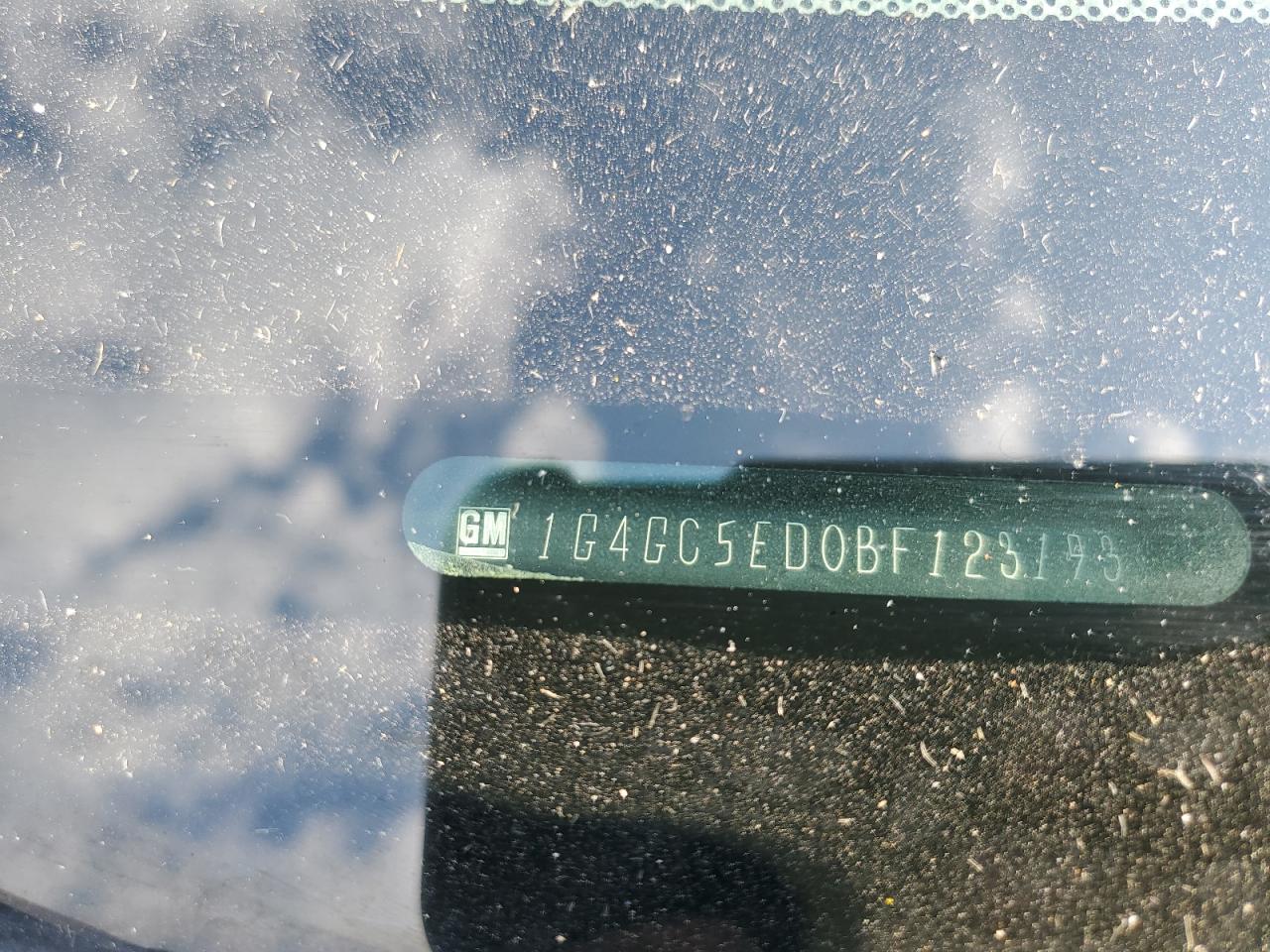 2011 Buick Lacrosse Cxl VIN: 1G4GC5ED0BF123193 Lot: 84656065